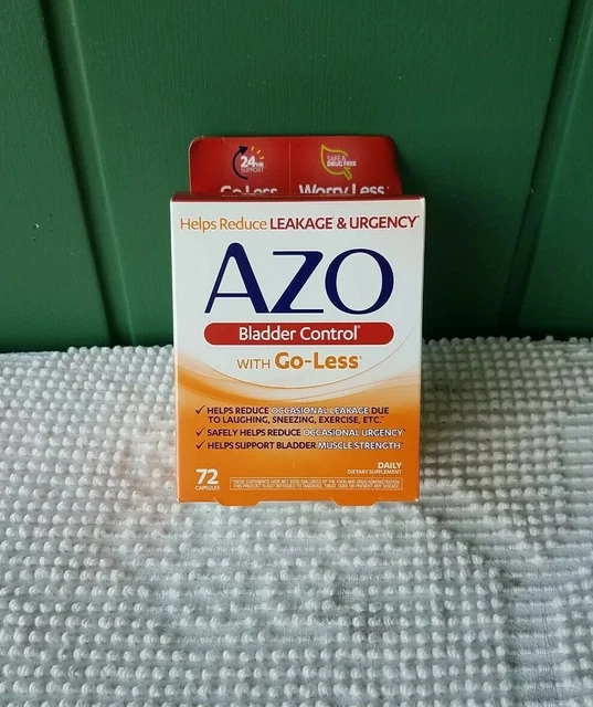 AZO BLADDER CONTROL with Goless Supplement Capsules Incontinence drug