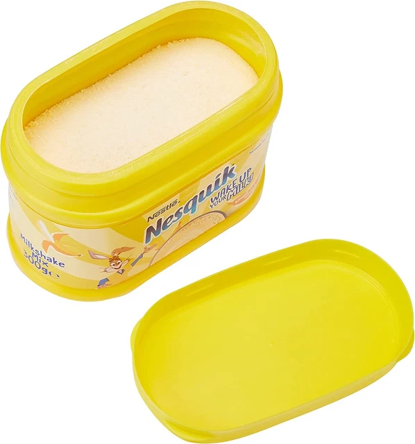 Nesquik Banana Flavoured Milkshake Powder, With Vitamin C & D 500g Tub