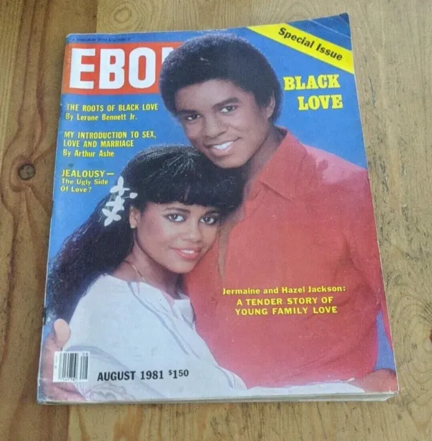(Vintage) Ebony Magazine (1981) - Jermaine And Hazel Jackson