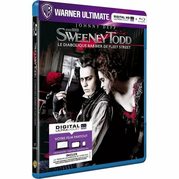 Blu-ray Sweeney Todd, le diabolique barbier de Fleet Street - Johnny Depp,Helena