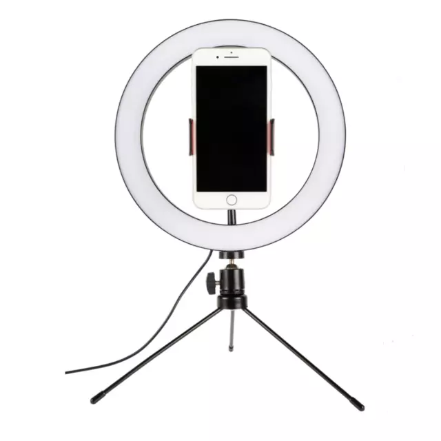 Trépied Anneau Lumineux LED Support pour Smartphone Flexible pour Vidéo TikTok