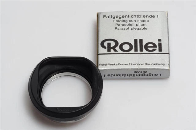 Pare soleil Rolleiflex 3.5F, 3.5E,3.5C lens hood bayonet II filter enabled | le must du