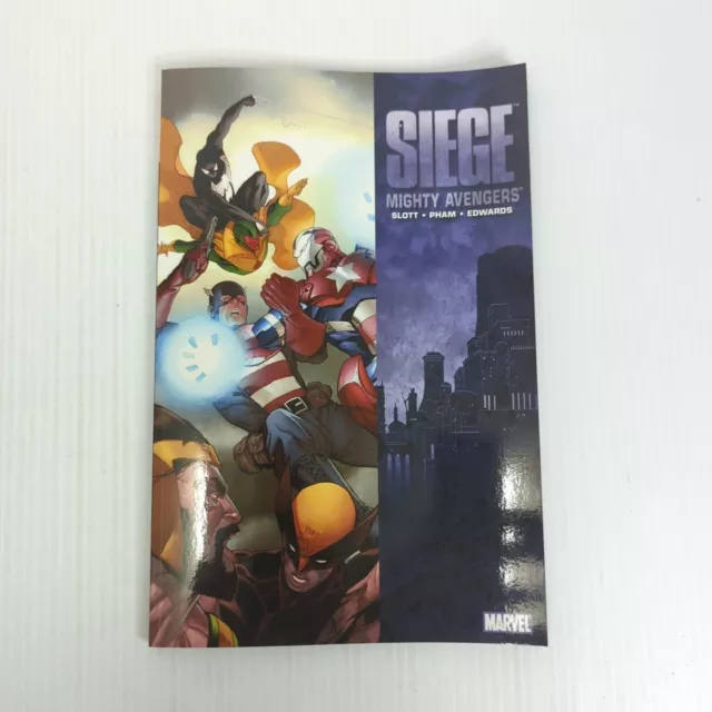 Marvel SIEGE Mighty Avengers 2011 Trade Paperback Captain America Graphic Novel