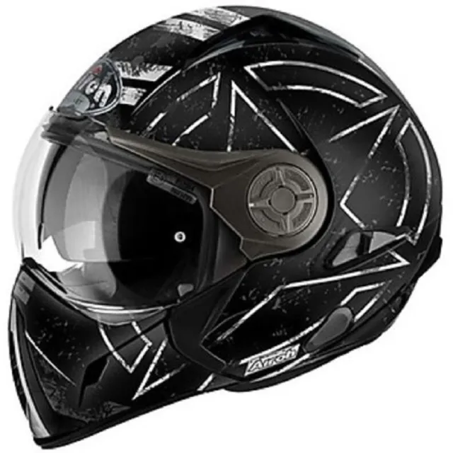 CASCO MODULARE MOTO Airoh J106 Commnad nero opaco black matt helmet casque  EUR 219,00 - PicClick IT
