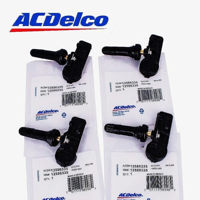 4Pcs OEM GM# 13540606 TPMS Tire Pressure Sensors for