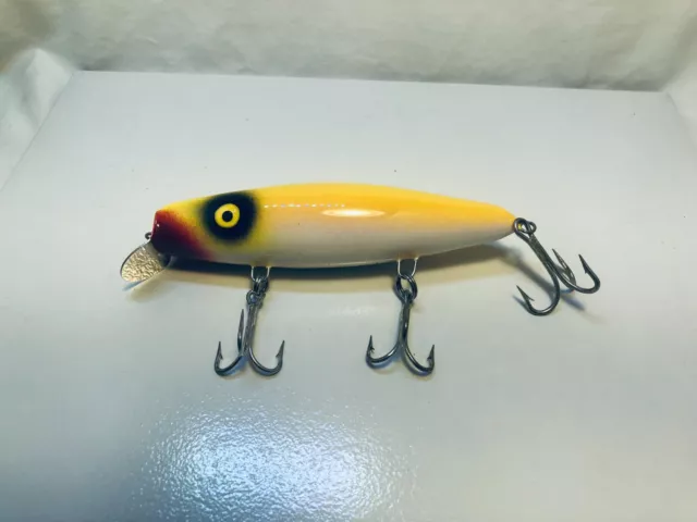 BASS WOOD LURES Fully Sealed Metal Lip Swimmer, Wood Striped Bass Fishing  Lure $26.00 - PicClick