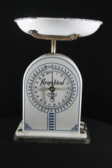 alte antike Kuchenwaage Haushaltswaage Krups Ideal 1900 bis 1910 im Jugendstil