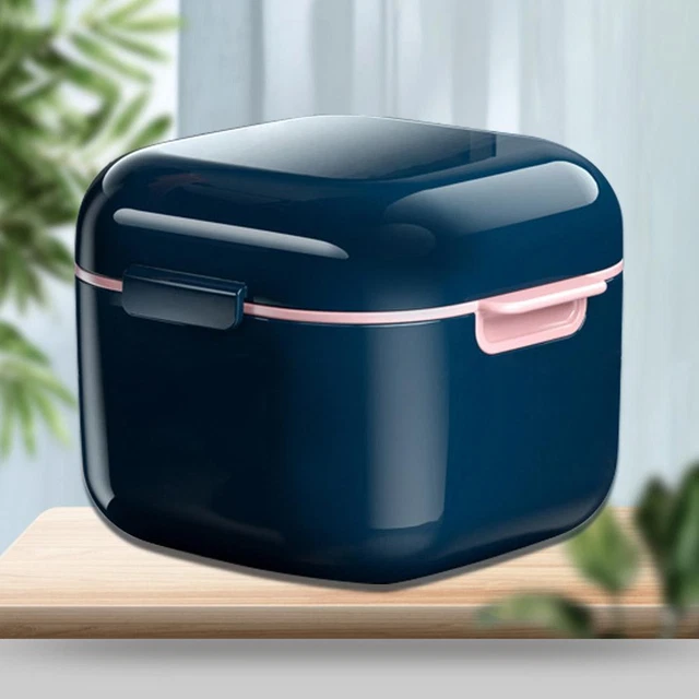Denture Case - Portable Storage for Retainers Braces  Guards - Travel Companion