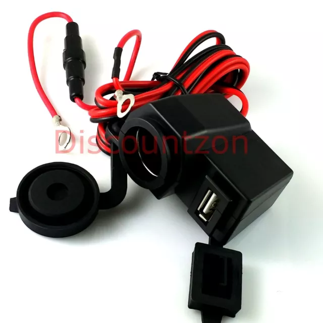 Adattatore di alimentazione caricabatterie USB moto 12V a 5V per GPS Garmin/Tomtom/Mio/Navman