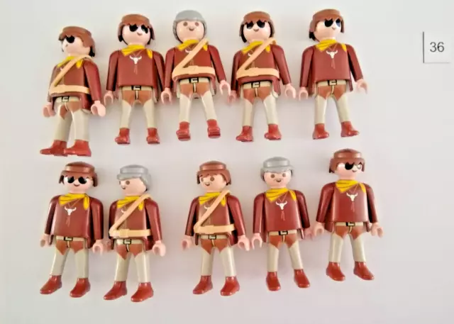 *** Vintage and Modern PLAYMOBIL Small Lot of COWBOYS Custom*** *** Vintage and Modern PLAYMOBIL Small Lot of COWBOYS Custom***