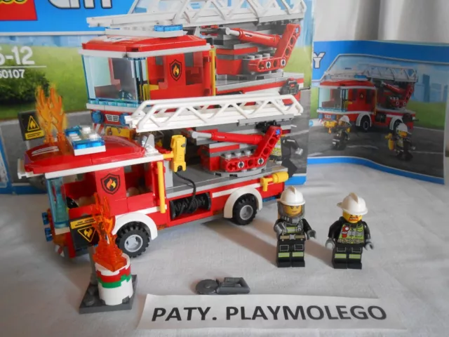 Lego - 60107 - Le Camion de Pompiers avec Échelle : : Jeux et  Jouets