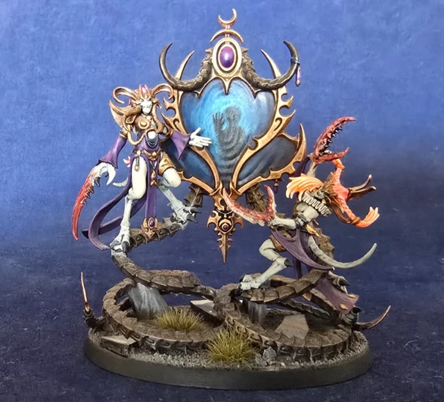 Figurine Warhammer Beastlord - Hommes-bêtes AoS - Peinte Et Basée - Age Of Sigmar