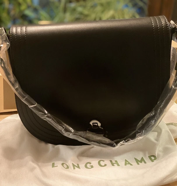 LONGCHAMP  Women's Black Cavalcade Leather Handbag LRG-NWT-PRICE CUT!  Reg $755