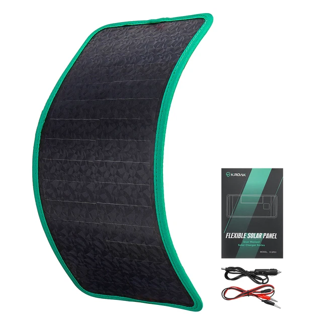 17.6V Solar Panel Outdoor Waterproof Portable Power Battery Charger Car Phone
