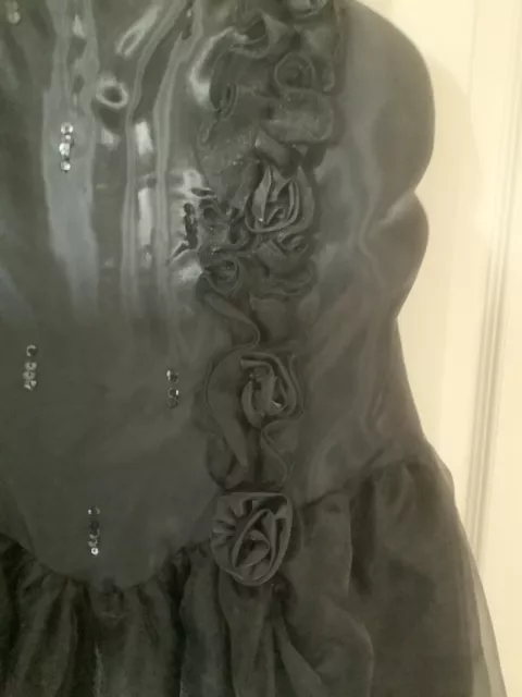 Waimanman Wedding Gowns Long Black Evening Prom Dress. Style 718 NWT. UK size 14 3