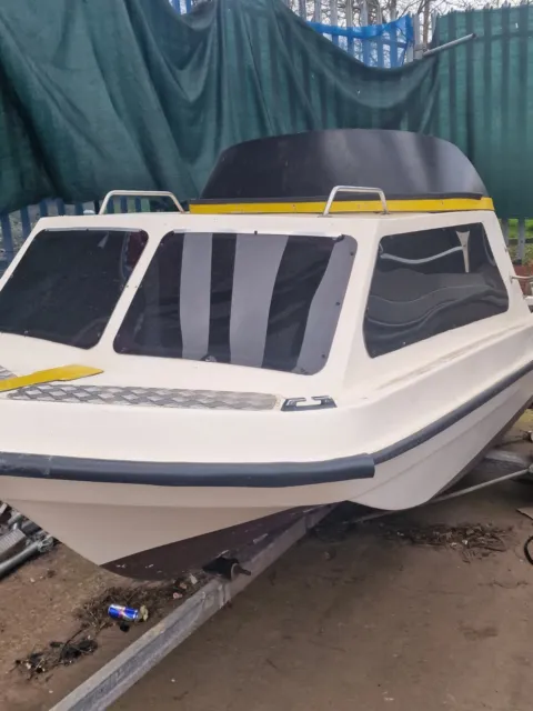 FISHING BOATS FOR sale used, 15ft sea hunter *boat and trailer