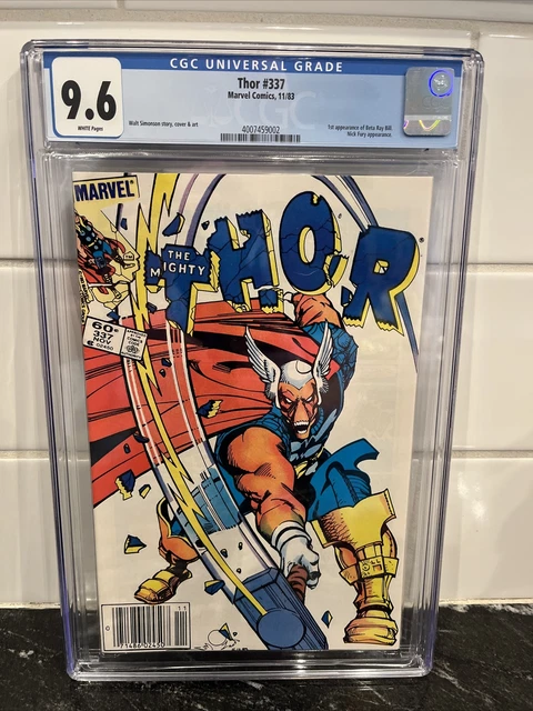 THOR #337 CGC 9.6 MARVEL COMICS 1983 1st BETA RAY BILL NEWSSTAND