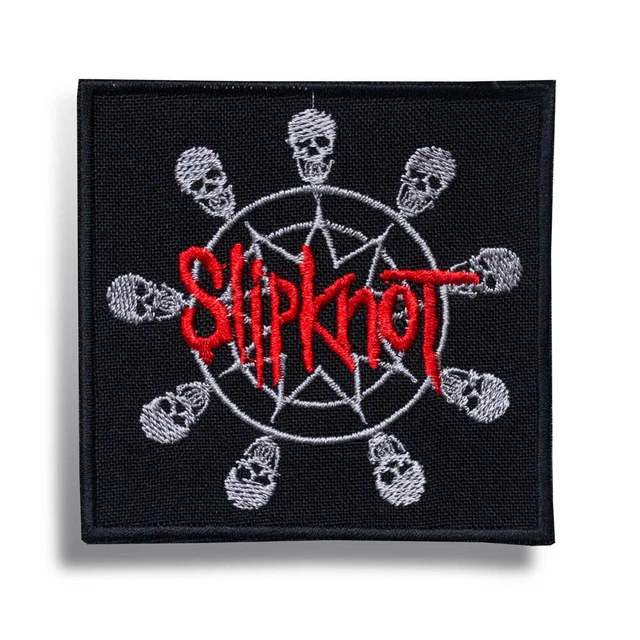 Slipknot Rock And Roll Music Band Iron-On Sew-On Embroidered - Foto 7