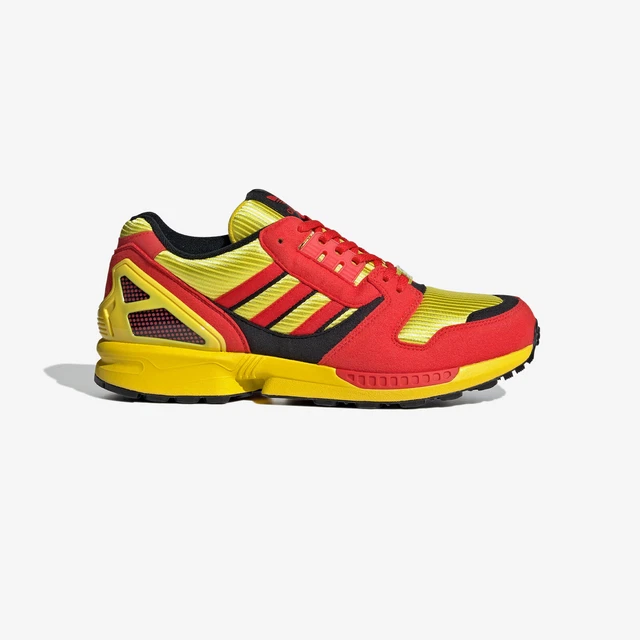 Adidas ZX8000 DEUTSCHLAND HERREN-TURNSCHUHE UK 6,5, 9, 10 & 11 ROT/GELB/SCHWARZ GY4682