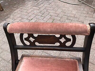 antique x frame seat/chair  folding stool 10