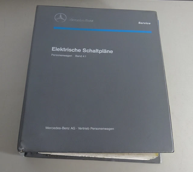 WERKSTATTHANDBUCH / ELEKTRISCHE Schaltpläne Mercedes W124 MOPF1 ab 09/