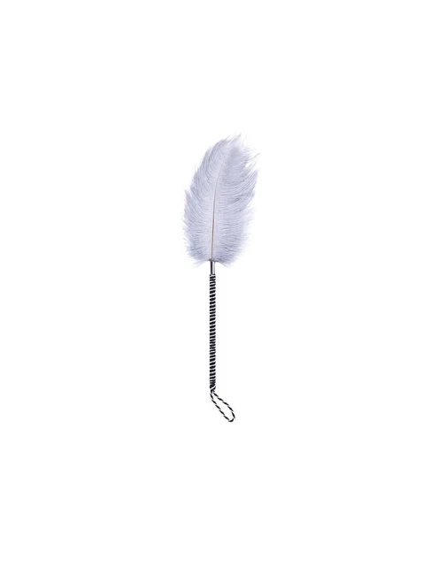 Plumas Estimuladoras 46 cm Blanco/Negro