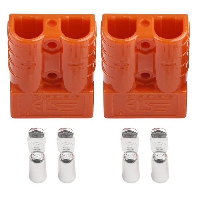 Plugs W/ Terminal Blue Connectors Copper Terminals DC Power Tool Style