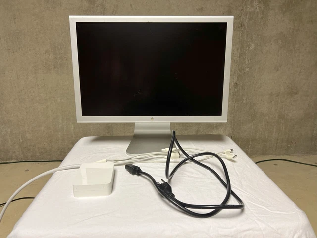 Apple Cinema 23" Aluminum Display - Power Adapter Bundle- READ DESCRIPTION