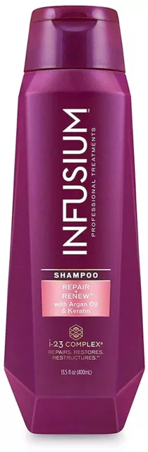 Infusium Shampoo, Repair and Renew, with Argan Oil & Keratin. 400 ml