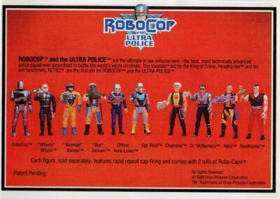 Figurine vintage RoboCop Ultra Police NITRO 1988 originale Kenner vandal méchant - Jeux & Jouets