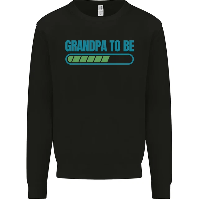 Felpa maglione Grandpa to Be Funny nuova nascita bambino