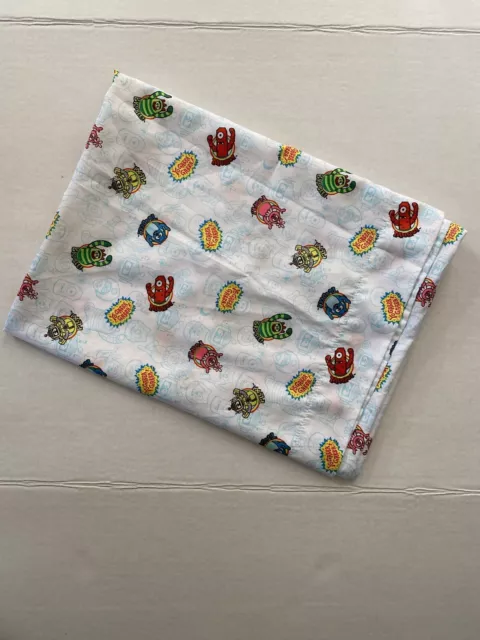 Yo Gabba Gabba 2012 Toddler Bedding Flat Sheet Material