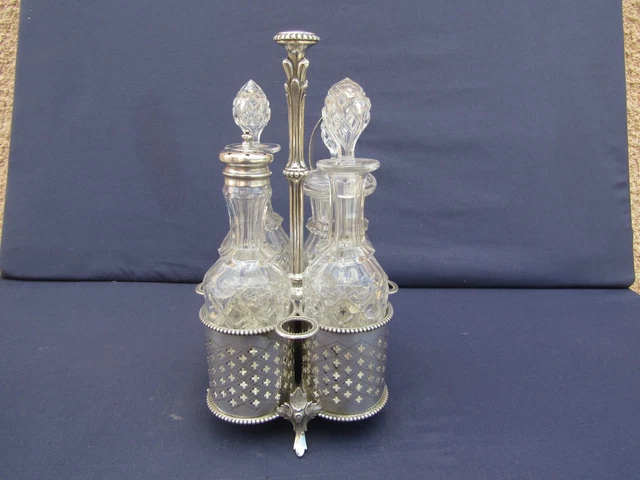 Set à condiments (1) - Argent 925 - Angleterre - Milieu du XIXe siècle