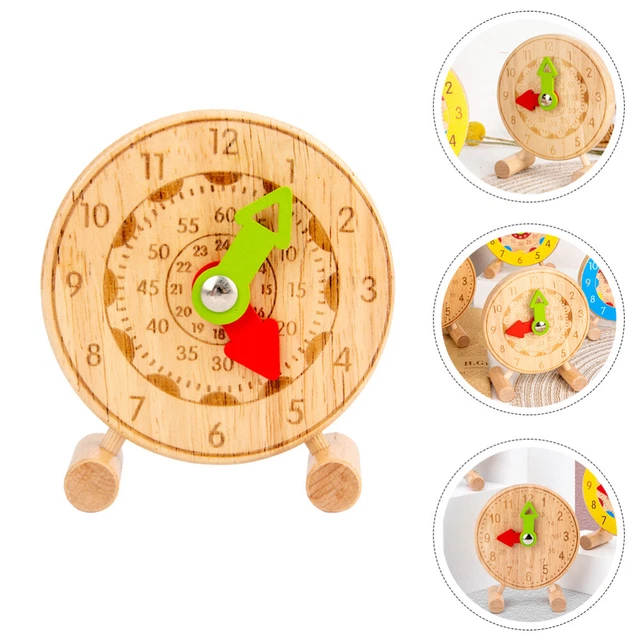 Naroote Modèle D'horloge à Chiffres en Bois, Jouet éducatif pour Enfants, Jouet D'horloge d'apprentissage pour Enfants, d'apprentissage D'interaction Parent-Enfant pour de Plus de 3 Ans Naroote Modèle D'horloge à Chiffres en Bois, Jouet éducatif pour Enfants, Jouet D'horloge d'apprentissage pour Enfants, d'apprentissage D'interaction Parent-Enfant pour de Plus de 3 Ans