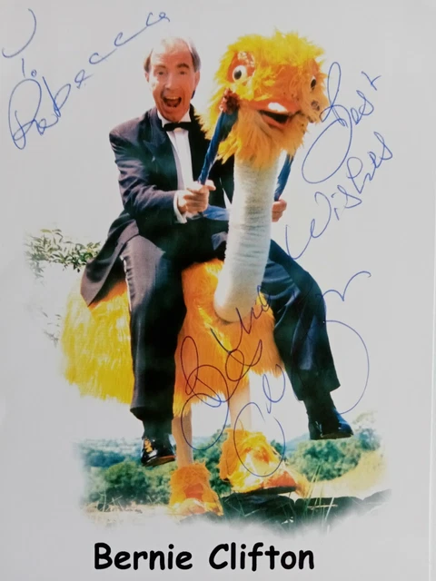 Bernie Clifton, Comedian And Entertainer, Hand Signed Photo, Excellent Condition