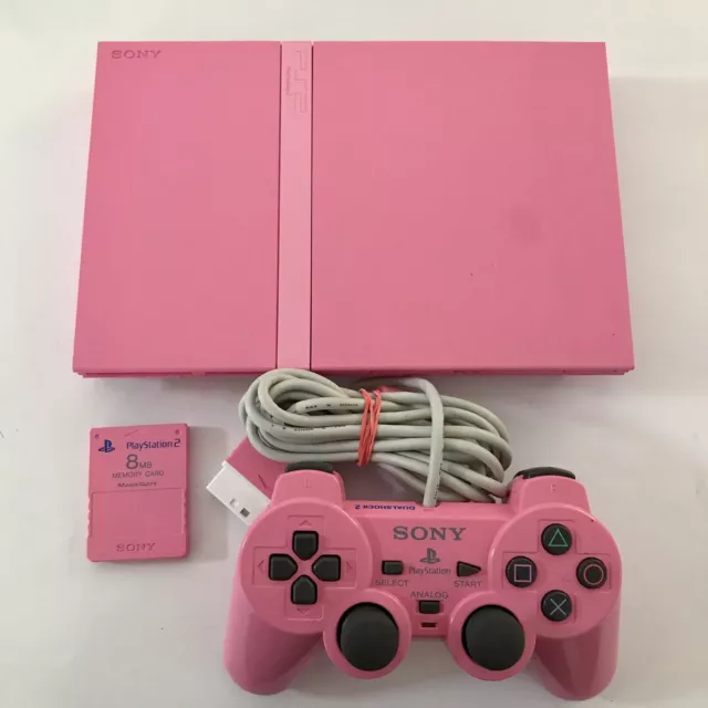 PS2 PINK SONY PLAYSTATION 2 Console Aus Pal Backward Compatible