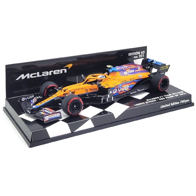 MINICHAMPS 1:18 MCLAREN F1 TEAM MCL35M LANDO NORRIS 2ND PLACE ITALIAN GP 2021 EUR 169,95 - FR