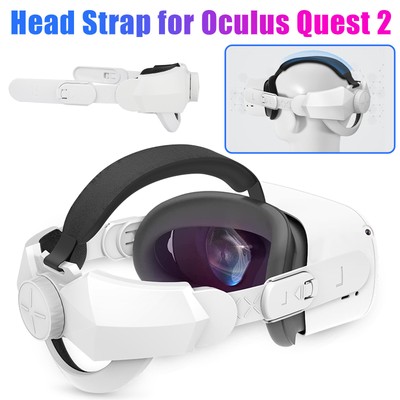 Per HTC VIVA realtà virtuale VR Cuffie Fascia per capelli Head Strap Cintura regolabile NUOVO 