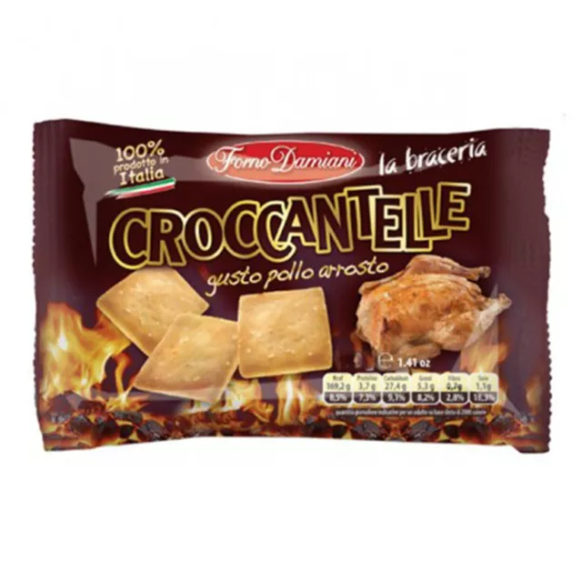 Croccantelle Snack Gusto Pollo Arrosto Espositore da 25 Bustine da 35 grammi