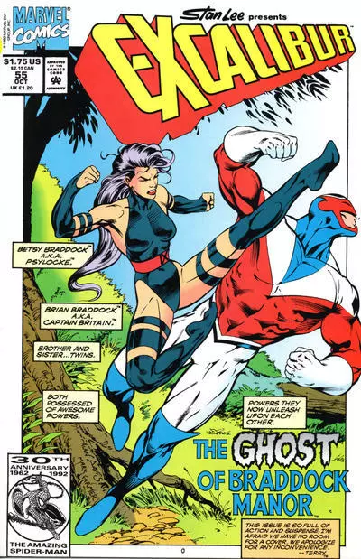 Excalibur #55 Marvel Comics October Oct 1992 (VFNM)