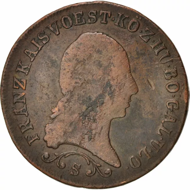 [#92875] Coin, Austria, Franz II (I), Kreuzer, 1812, VF(20-25), Copper, KM:2112