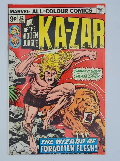 Ka-Zar Vol:2 #12 1975 Marvel Comics Pence Variant