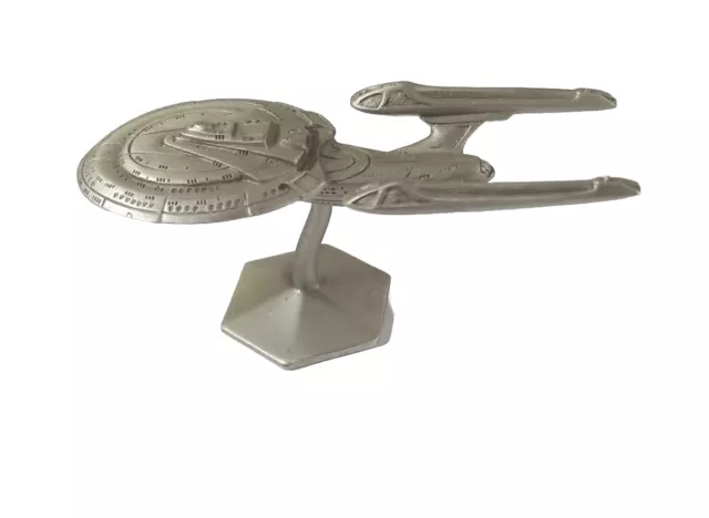 Rawcliffe Star Trek RF16 U.S.S. Enterprise NCC-1701-E Pewter Figure 1997 Small