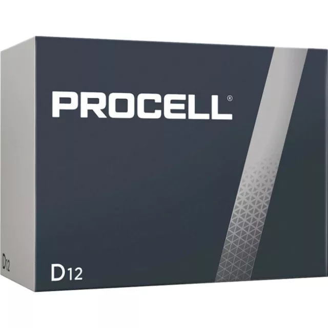 DURACELL PC1300 D' 12 Pack Procell Batteries Bulk Alkaline  Voltage: 1.5V 'D' 12 2