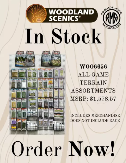 Woodland Scenics All Game Terrain Master Kit Scenery Special