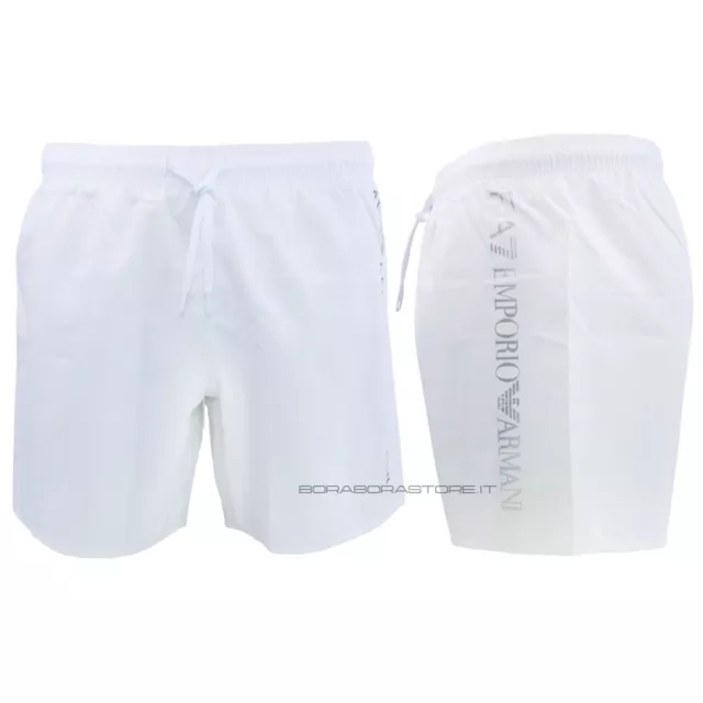 Emporio Armani EA7 Costume uomo boxer mare 902035 CC720 Bianco