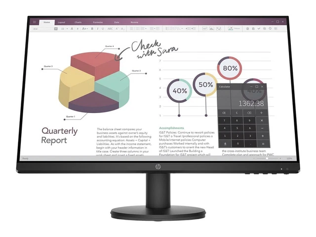HP P24v G4 - P-Series - LED-Monitor - Full HD (1080p) - 60.5 cm (23.8") #EG443