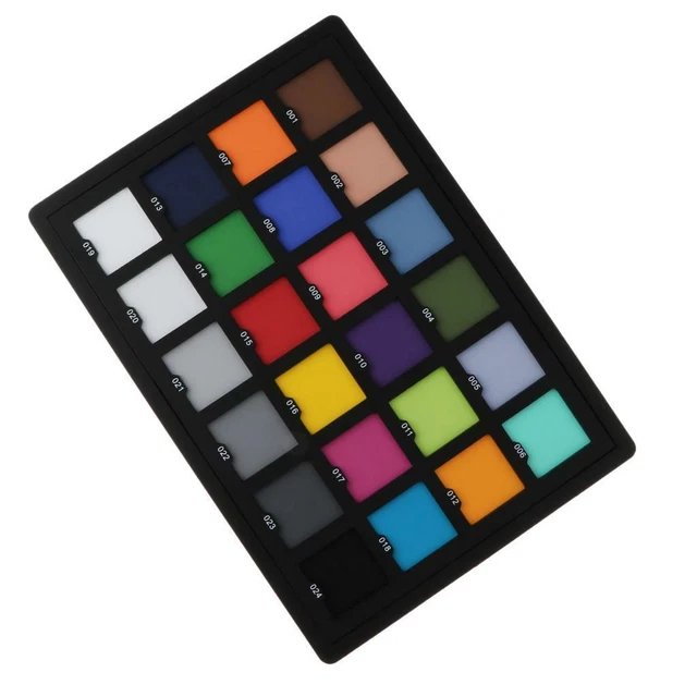 PHOTO 24 COLOR Chart Test Card Color Balance Palette £36.07 - PicClick UK