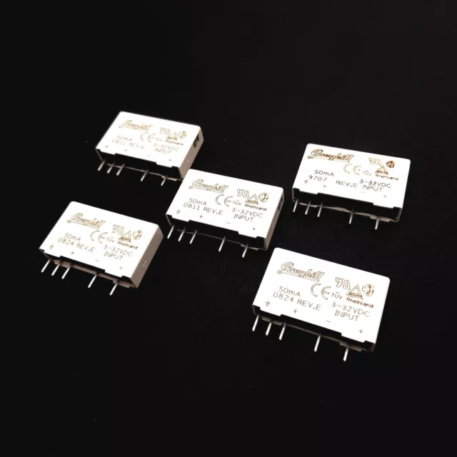 Lot of 5 Grayhill 70M-IDC5 I/O Input Module, Input: 3-32VDC, Logic: 5VDC