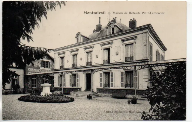 MONTMIRAIL - Marne - CPA 51 - la Maison de Retraite Petit Lemercier